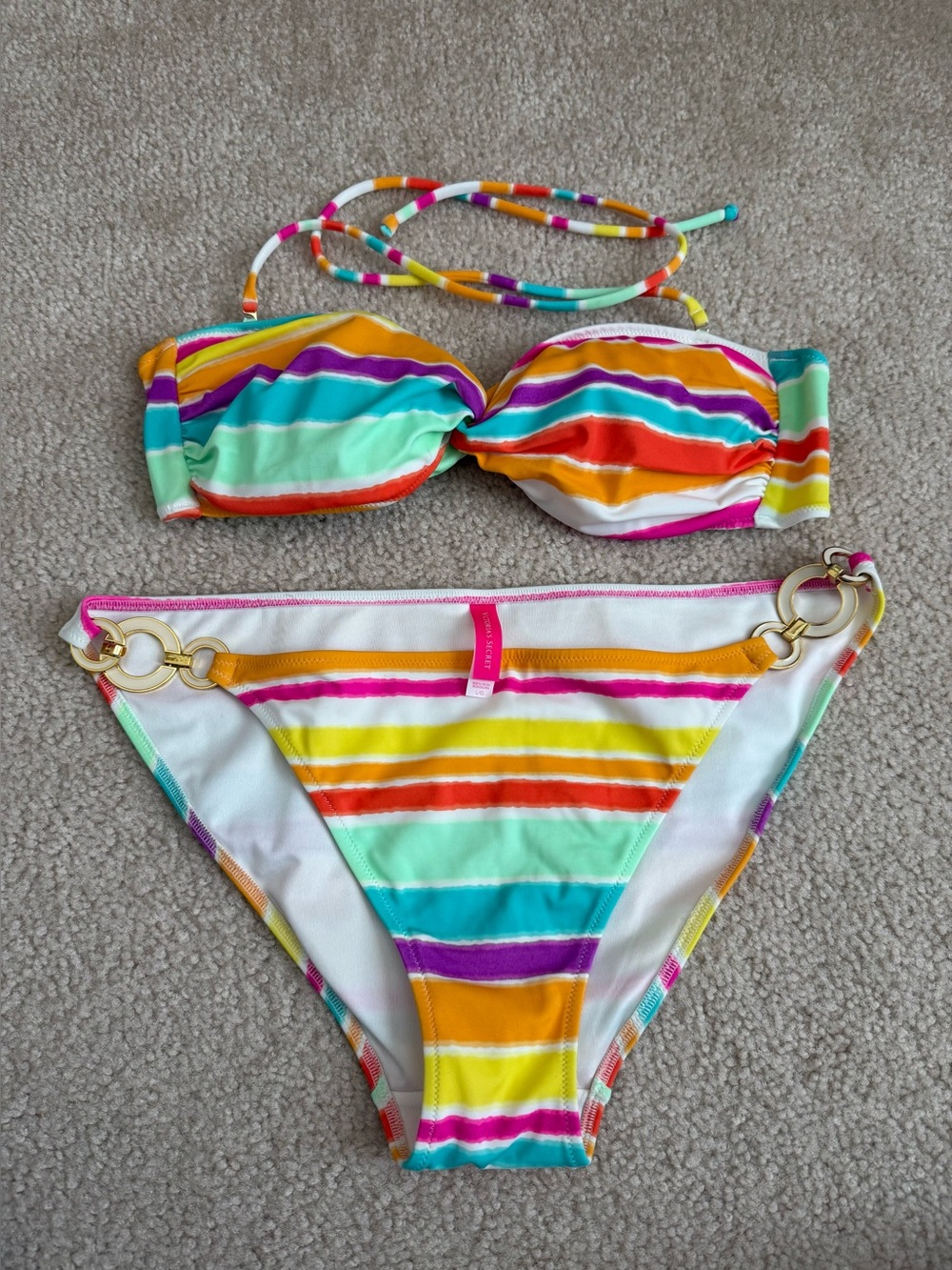 Womens Victoria Secret Colorful Bikini (M/L)